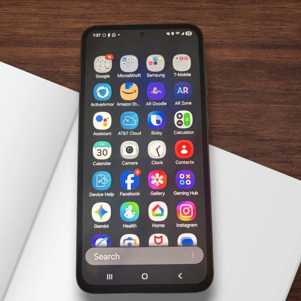 Samsung Galaxy Smartphone in Black